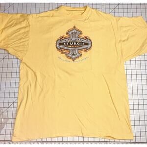 Sturgis 2005 65th Anniversary Motorcycle Rally Double Sided Graphic T-Shirt XL